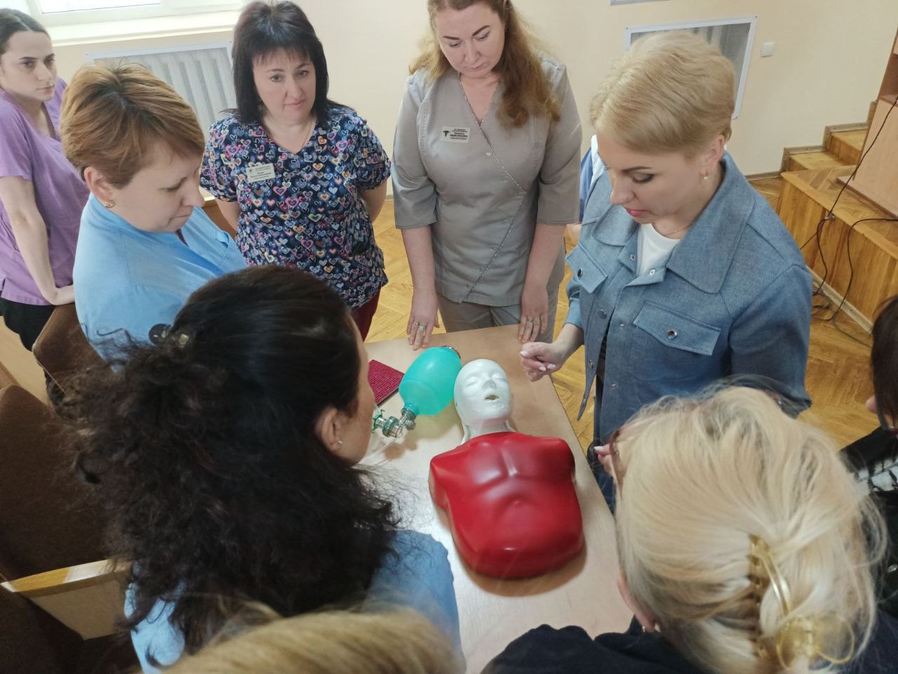 Проведено тренінг з надання невідкладної допомоги при анафілактичниму шоці
